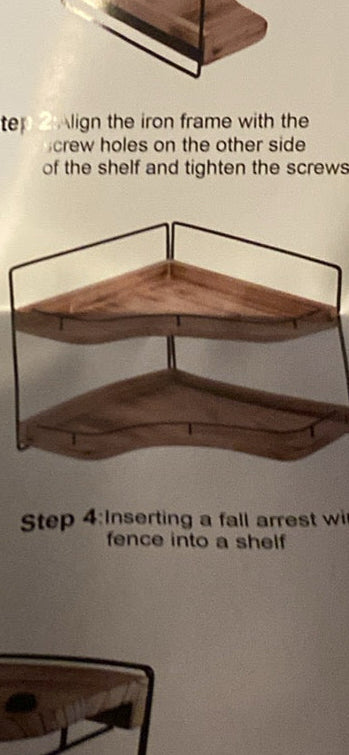 Corner shelf